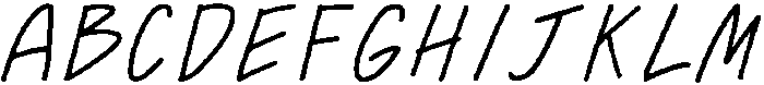 School Brake Regular otf (400) Font UPPERCASE