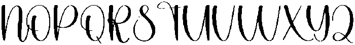 School Calligraphy Regular otf (400) Font UPPERCASE