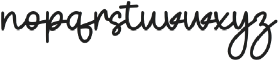 School Handmade Regular otf (400) Font LOWERCASE