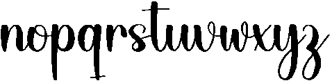 School Holiday Regular otf (400) Font LOWERCASE