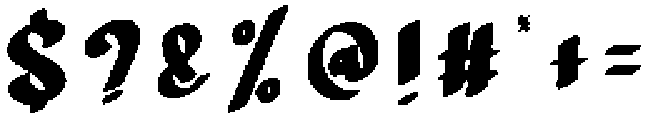 School Horror Regular otf (400) Font OTHER CHARS