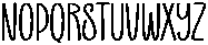 School Is Coming Regular otf (400) Font LOWERCASE