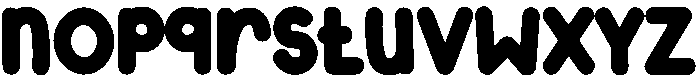 School Notes Regular otf (400) Font LOWERCASE