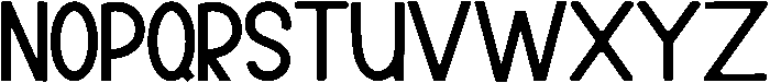 School Regular otf (400) Font LOWERCASE
