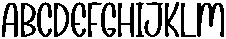 School Spooky Regular otf (400) Font UPPERCASE