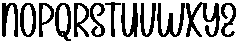 School Spooky Regular otf (400) Font UPPERCASE