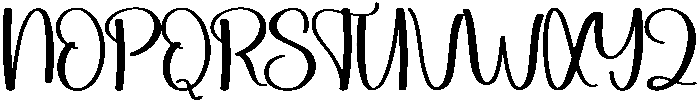 School Winter Regular otf (400) Font UPPERCASE