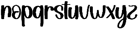 School Winter Regular otf (400) Font LOWERCASE