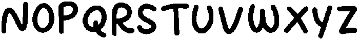 SchoolChildern-Regular otf (400) Font UPPERCASE
