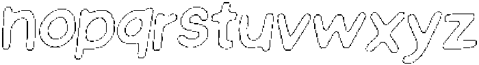 Schoolboy Angular Outline Italic otf (400) Font LOWERCASE