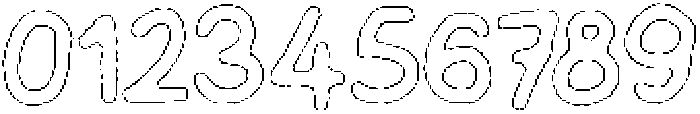 Schoolboy Angular Outline otf (400) Font OTHER CHARS