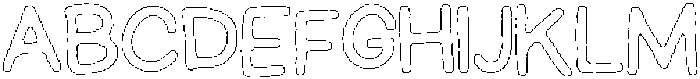 Schoolboy Angular Outline otf (400) Font UPPERCASE