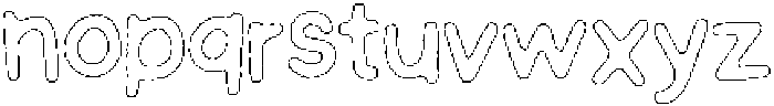 Schoolboy Angular Outline otf (400) Font LOWERCASE