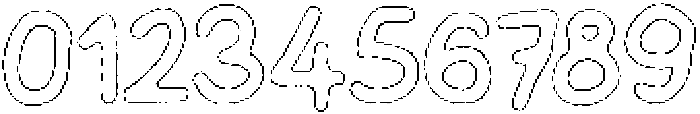 Schoolboy Brush Outline otf (400) Font OTHER CHARS