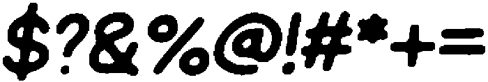 Schoolboy Chalk Italic otf (400) Font OTHER CHARS