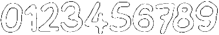 Schoolboy Chalk Outline otf (400) Font OTHER CHARS