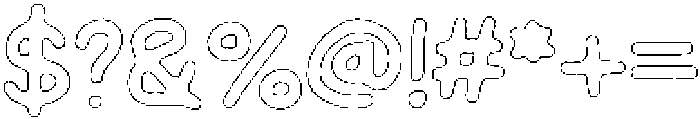 Schoolboy Chalk Outline otf (400) Font OTHER CHARS