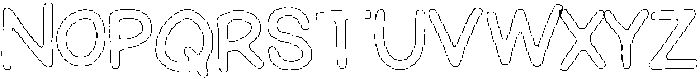 Schoolboy Chalk Outline otf (400) Font UPPERCASE