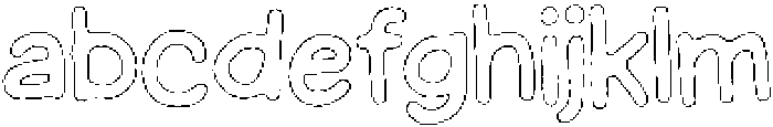 Schoolboy Chalk Outline otf (400) FONT