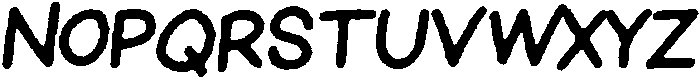 Schoolboy Eroded Italic otf (400) Font UPPERCASE