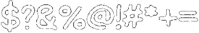 Schoolboy Eroded Outline otf (400) Font OTHER CHARS