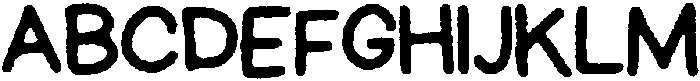 Schoolboy Eroded otf (400) Font UPPERCASE