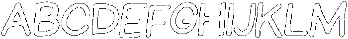Schoolboy Graphite Outline Italic otf (400) Font UPPERCASE