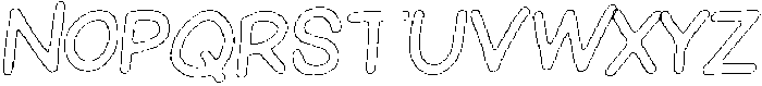 Schoolboy Graphite Outline Italic otf (400) Font UPPERCASE
