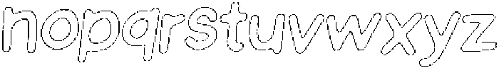 Schoolboy Graphite Outline Italic otf (400) Font LOWERCASE