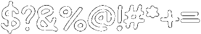 Schoolboy Graphite Outline otf (400) Font OTHER CHARS