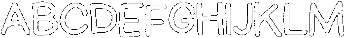 Schoolboy Graphite Outline otf (400) Font UPPERCASE