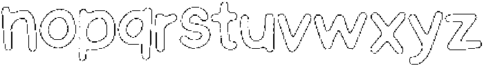 Schoolboy Graphite Outline otf (400) Font LOWERCASE