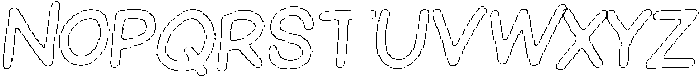 Schoolboy Liner Outline Italic otf (400) Font UPPERCASE