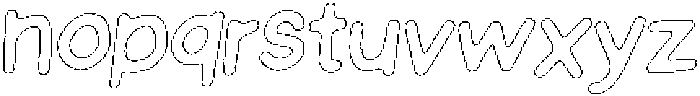 Schoolboy Liner Outline Italic otf (400) Font LOWERCASE
