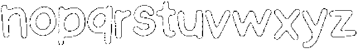 Schoolboy Liner Outline otf (400) Font LOWERCASE