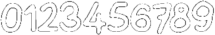 Schoolboy Outline otf (400) Font OTHER CHARS
