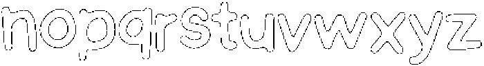 Schoolboy Outline otf (400) Font LOWERCASE