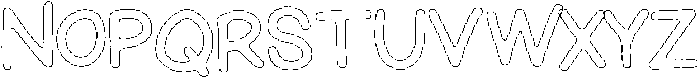 Schoolboy Pencil Outline otf (400) Font UPPERCASE