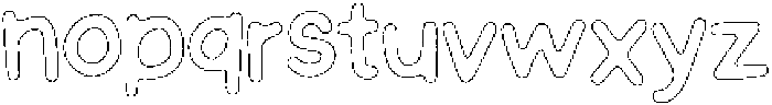Schoolboy Pencil Outline otf (400) Font LOWERCASE