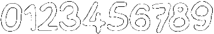 Schoolboy Rough Outline otf (400) Font OTHER CHARS