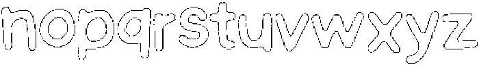 Schoolboy Rough Outline otf (400) Font LOWERCASE