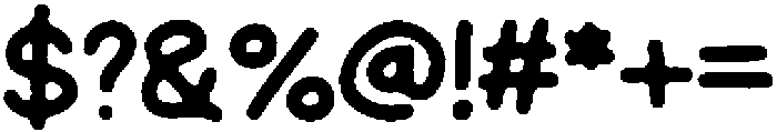 Schoolboy Rough otf (400) Font OTHER CHARS