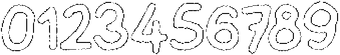 Schoolboy Wax Outline otf (400) Font OTHER CHARS