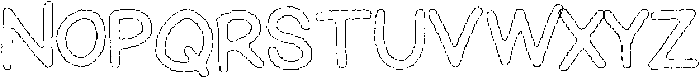 Schoolboy Wax Outline otf (400) Font UPPERCASE