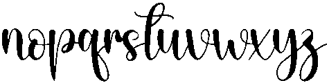 Schooling Regular otf (400) Font LOWERCASE