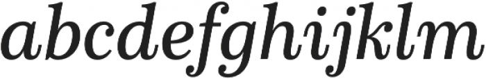 Schorel Cond Medium Italic otf (500) Font LOWERCASE