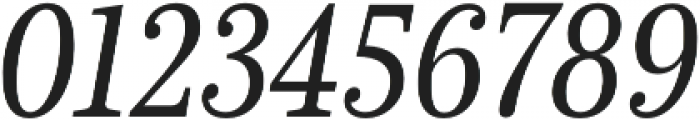 Schorel Cond Regular Italic otf (400) Font OTHER CHARS