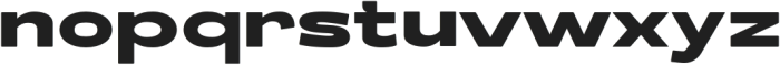 Schraft Bold Expanded otf (700) Font LOWERCASE