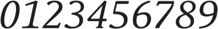 Schuss Serif Pro Italic otf (400) Font OTHER CHARS