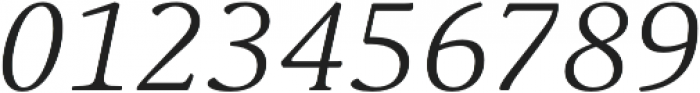 Schuss Serif Pro Light Italic otf (300) Font OTHER CHARS